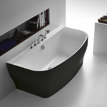 Ванна акриловая отдельностоящая BELBAGNO BB74-NERO